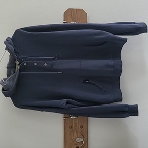 Roxy navy Henley hoodie